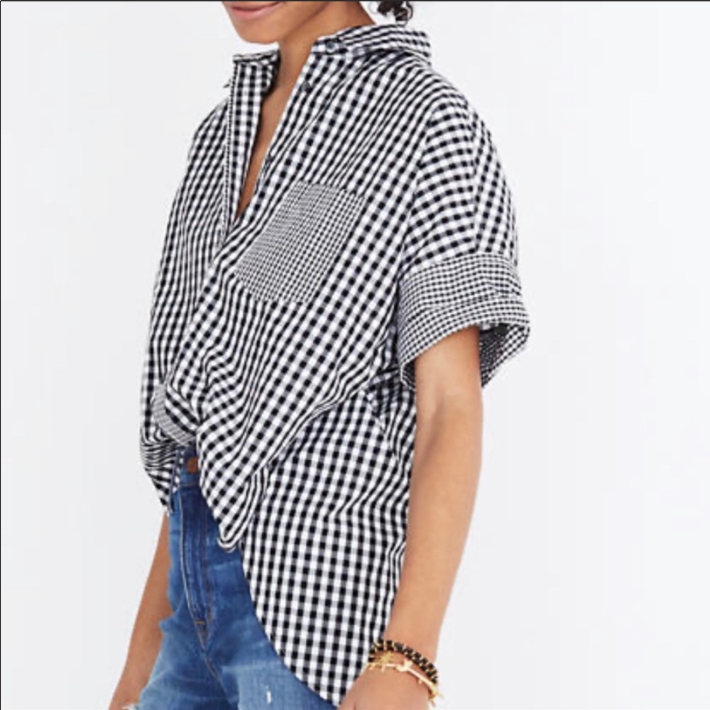 Madewell oversized check shirt
